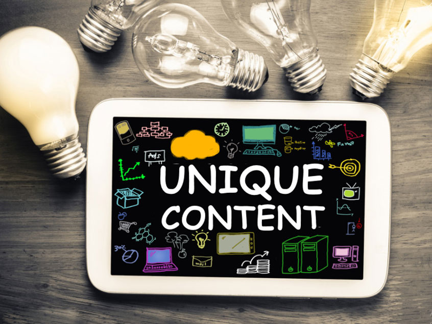 Unique content là nguyên tắc cần có khi viết bài chuẩn SEO