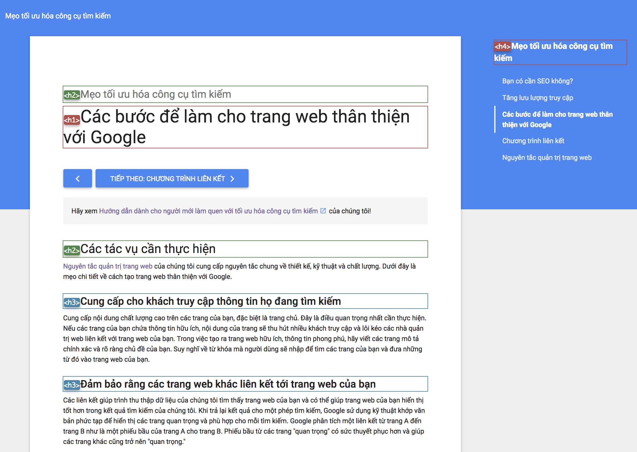 thiết kế web chuẩn seo giúp website thân thiện với google