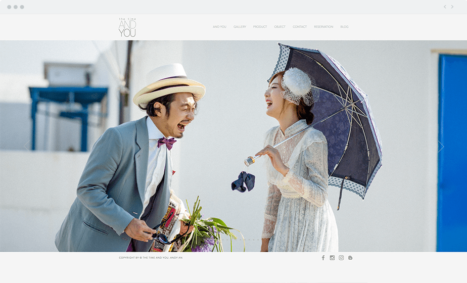 The Time And You - Thiết kế website Studio