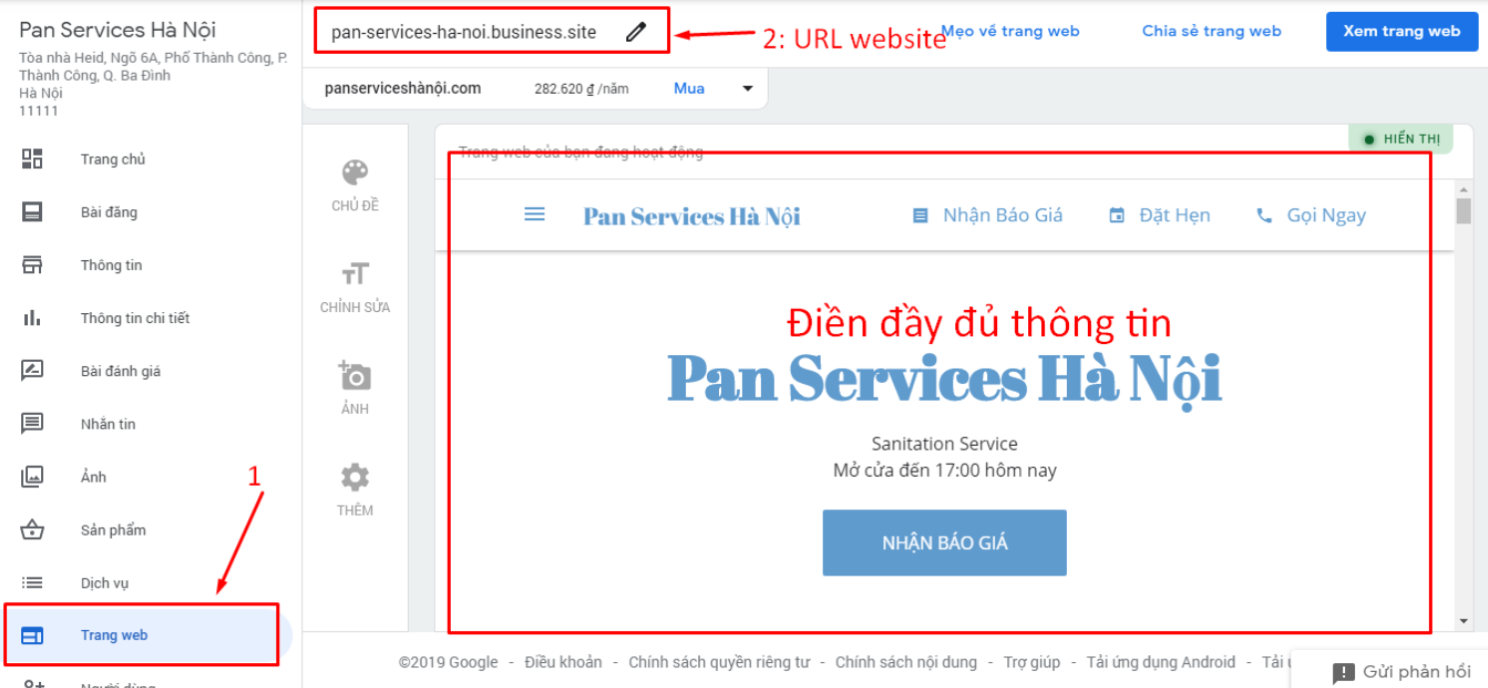 Thêm ảnh vào hồ sơ Google My Business