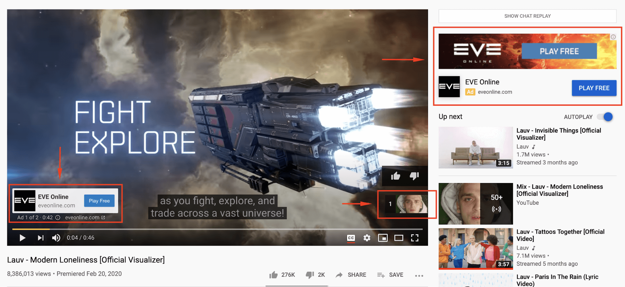 YouTube Skippable in-stream Ads
