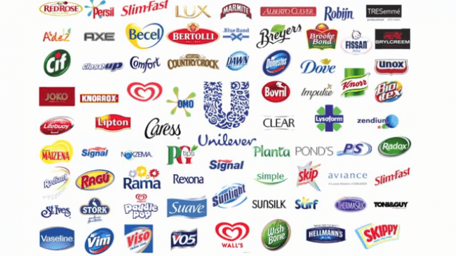 Unilever products
