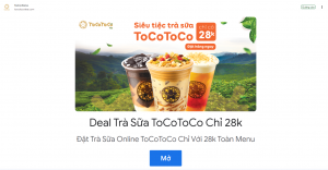 Nội dung quảng cáo Discovery của Tocotoco