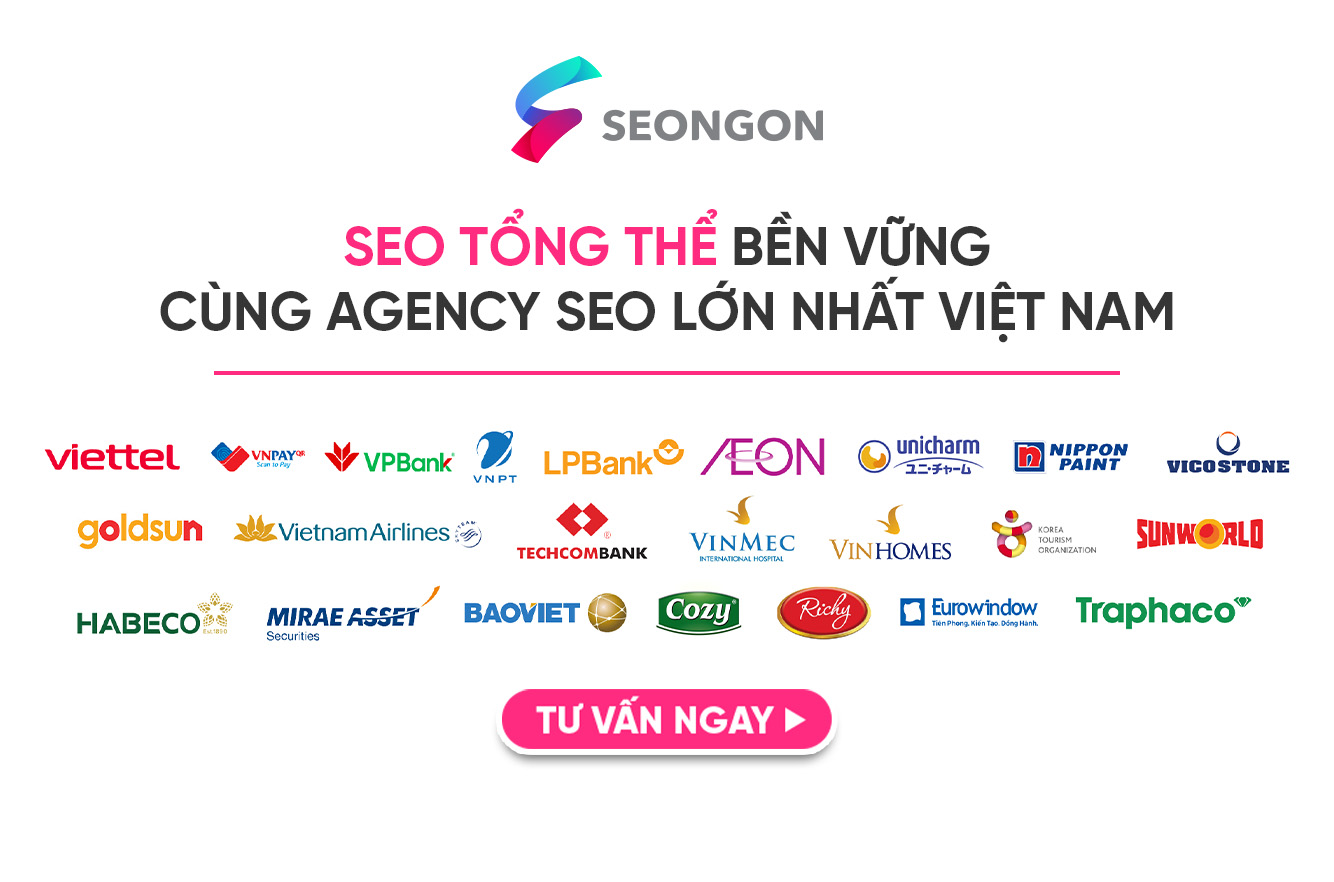 Dịch vụ SEO tại SEONGON đã đồng hành cùng hơn 500 doanh nghiệp trong suốt 12 năm qua