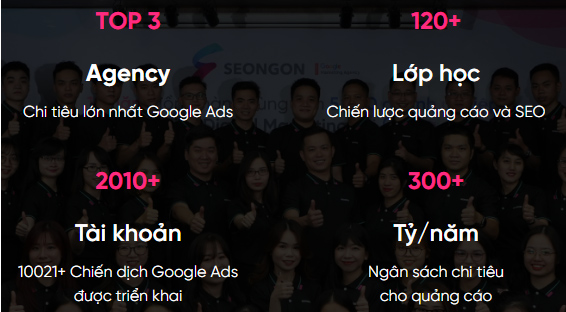 SEONGON là đơn vị nhận chạy quảng cáo Google uy tín 