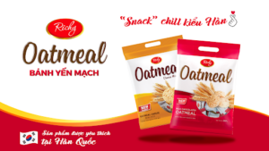 Bánh Richy Oatmeal - Snack chill kiểu Hàn