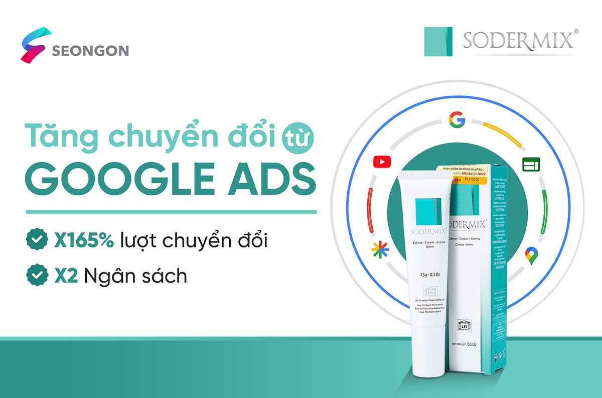 SODERMIX KỲ TÍCH GẤP ĐÔI NGÂN SÁCH VỚI GOOGLE ADS