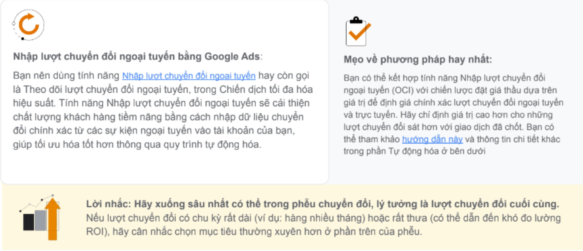 Phương pháp hay nhất cho hoạt động đo lường trong chiến dịch Performance Max với mục tiêu tạo khách hàng tiềm năng.