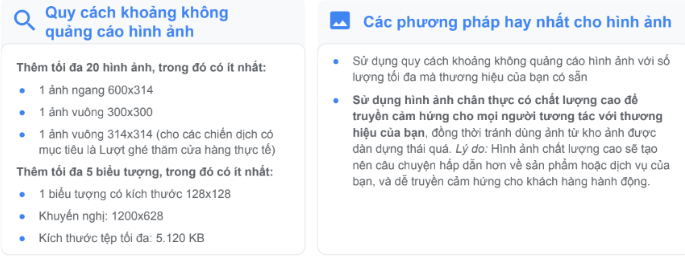 Phương pháp hay nhất cho thành phần hình ảnh của chiến dịch Performance Max mục tiêu tiếp thị.