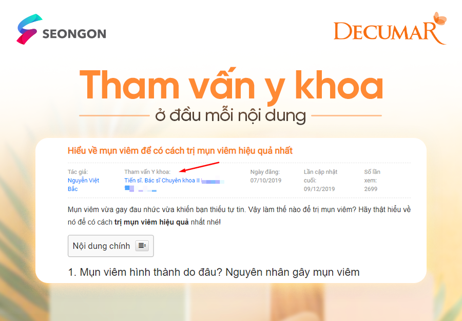 SEONGON đã xây dựng profile cho người tham vấn thông tin