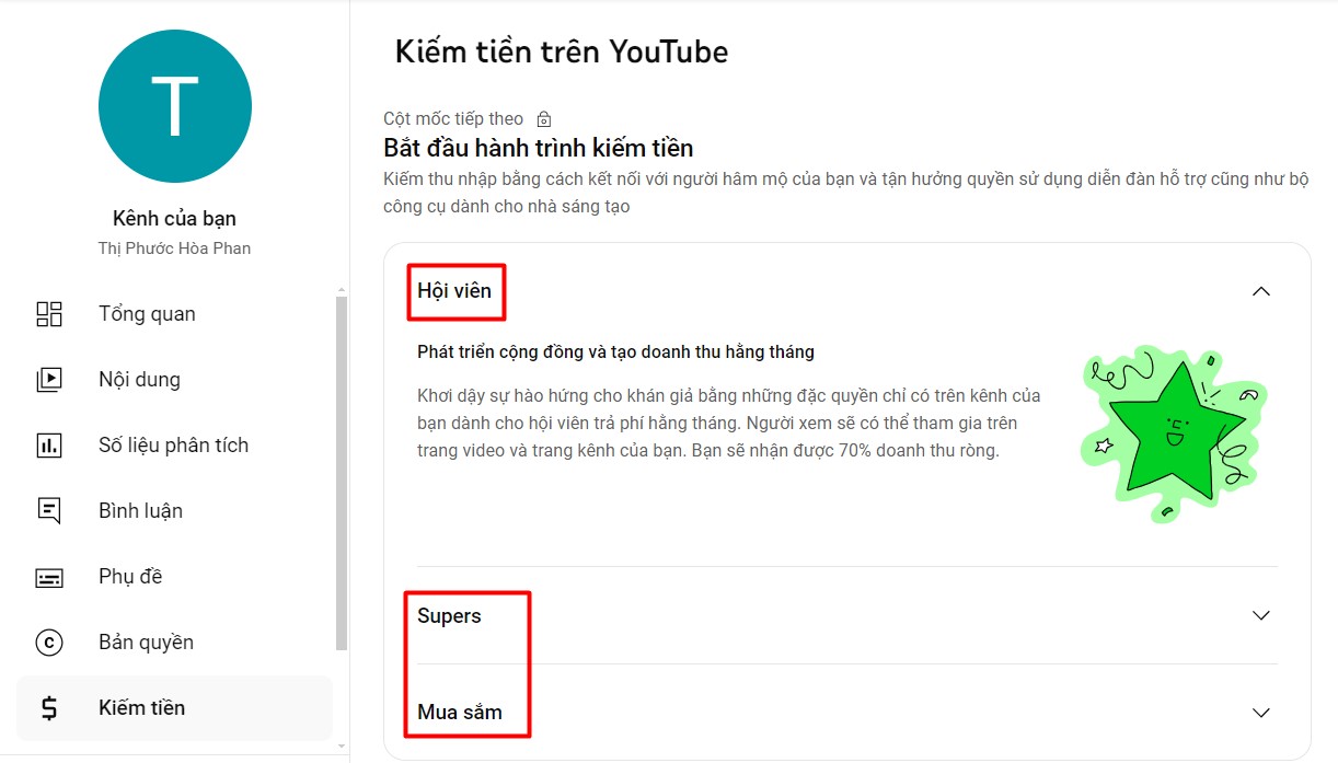 Một số chương trình hỗ trợ kiếm tiền trên YouTube