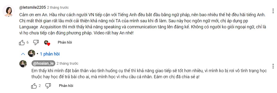 Nên thường xuyên tương tác với người xem trên kênh Youtube của mình