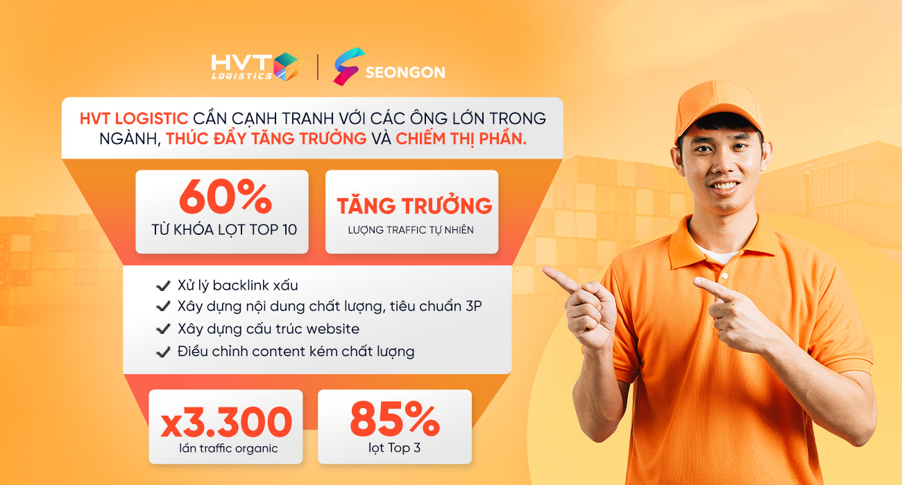 Tổng quan dự án SEO tổng thể cho HVT Logistics