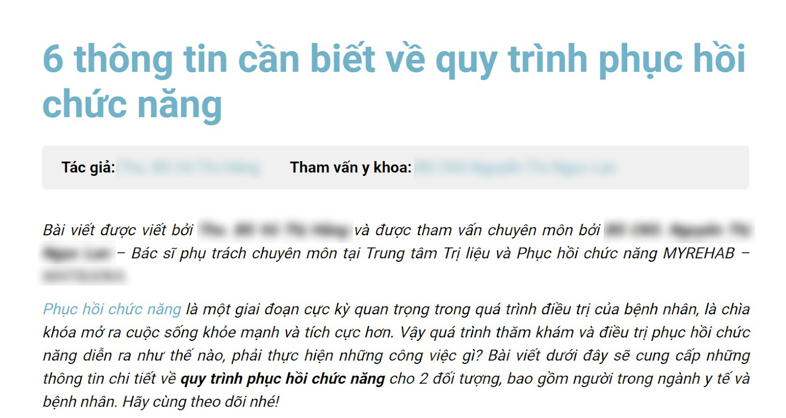 Thông tin người tham vấn cần gắn liền với bài viết và thể hiện rõ ràng