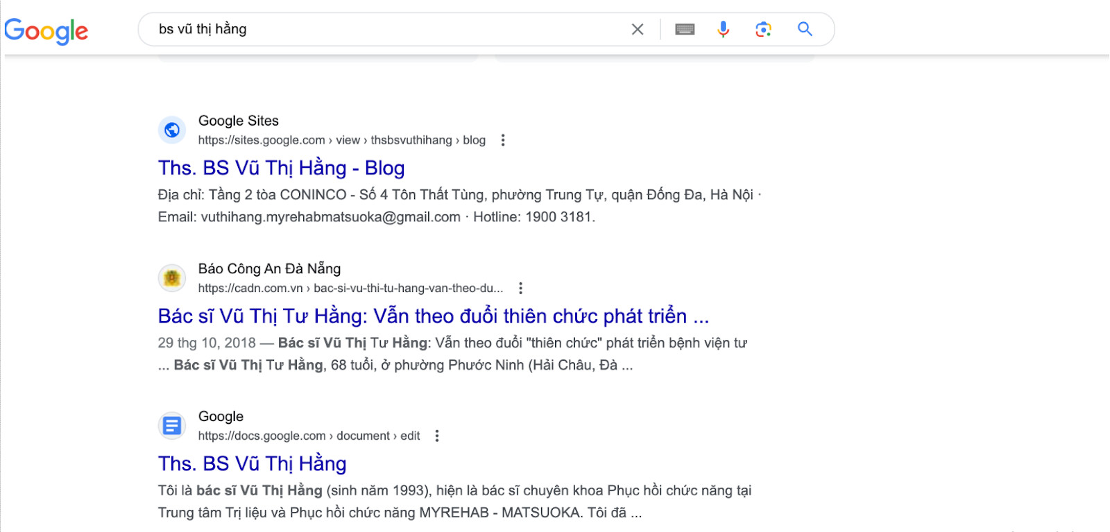 Ví dụ về cách PR thương hiệu cá nhân của bác sĩ trên các kênh khác nhau