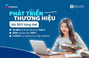 Edupia tăng 433% traffic từ Google Search