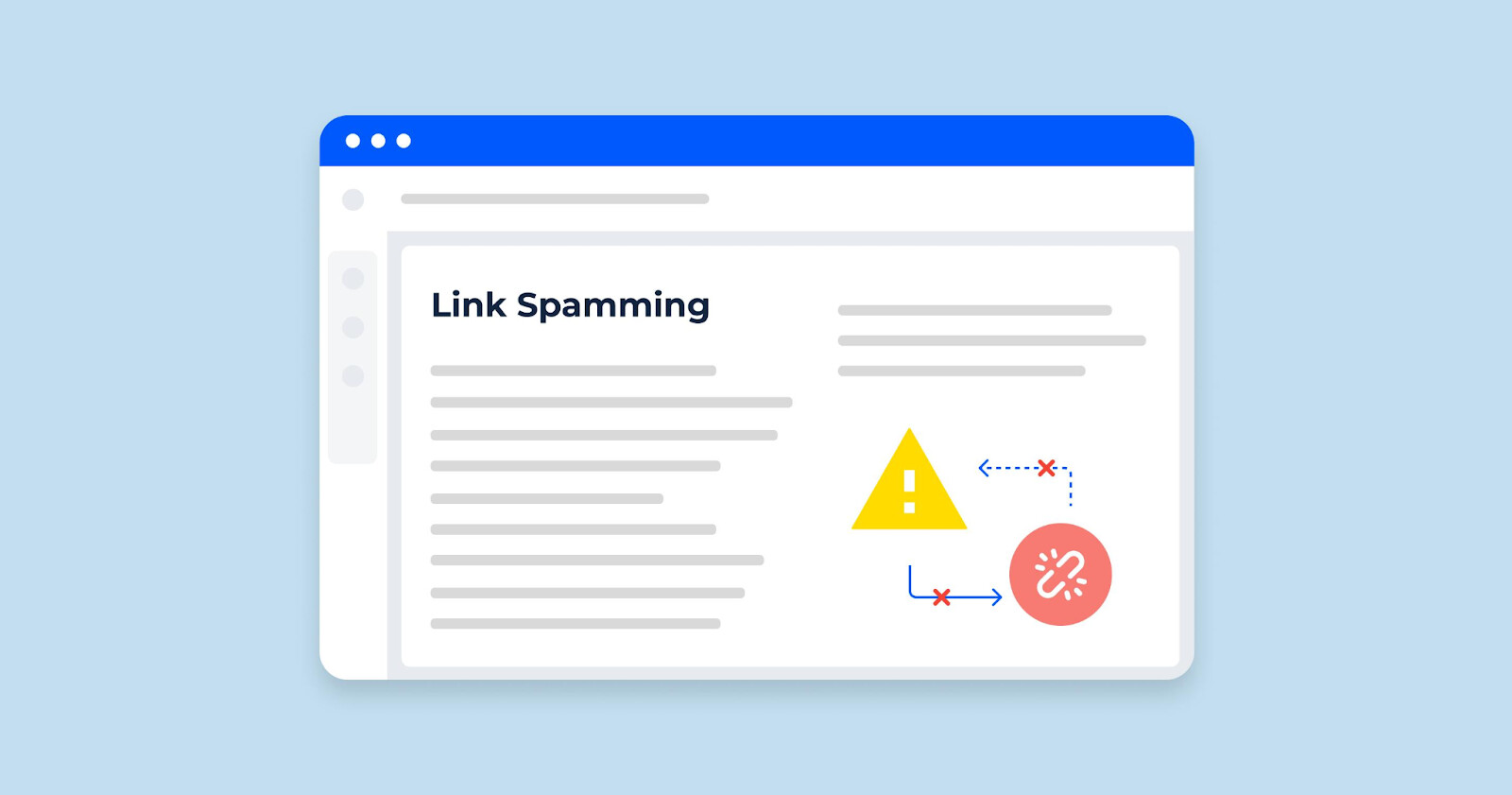 Link Spamming là một trong những yếu tố khiến website của bạn dính phạt Google Penguin