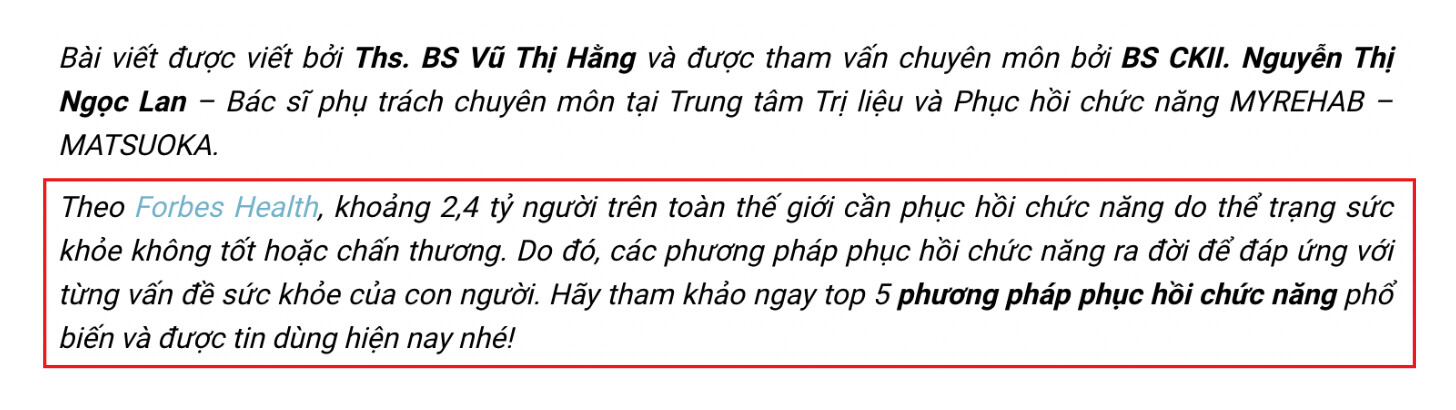 Ảnh minh họa nội dung được trích dẫn từ các trang web uy tín