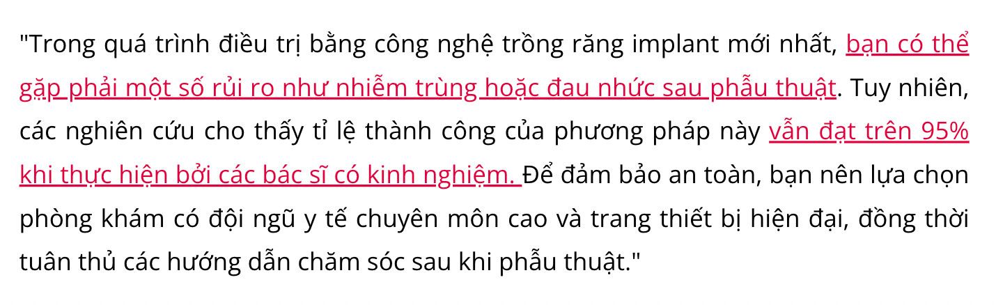 Đoạn văn minh hoạ việc sử dụng giọng văn trung thực, đáng tin cậy