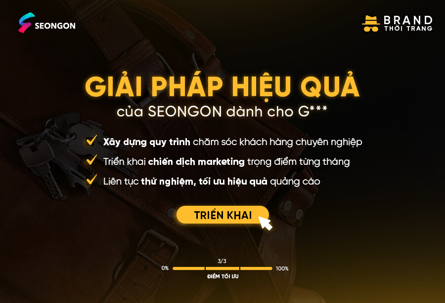 Giải pháp SEONGON đề xuất với khách hàng