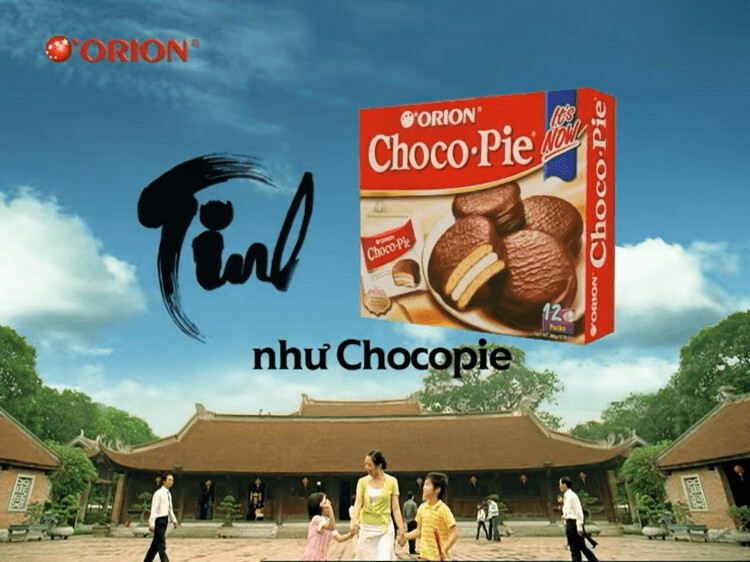 “Tình như Chocopie” là một trong những quảng cáo nổi tiếng nhất trên truyền hình