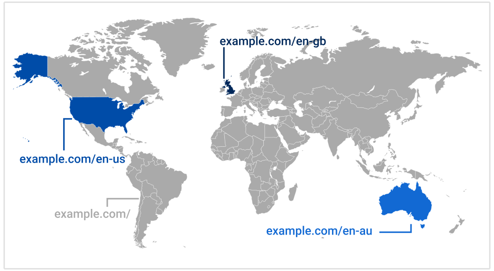 Sử dụng thẻ Hreflang khi website của bạn sử dụng đa ngôn ngữ với nhiều quốc gia khác nhau