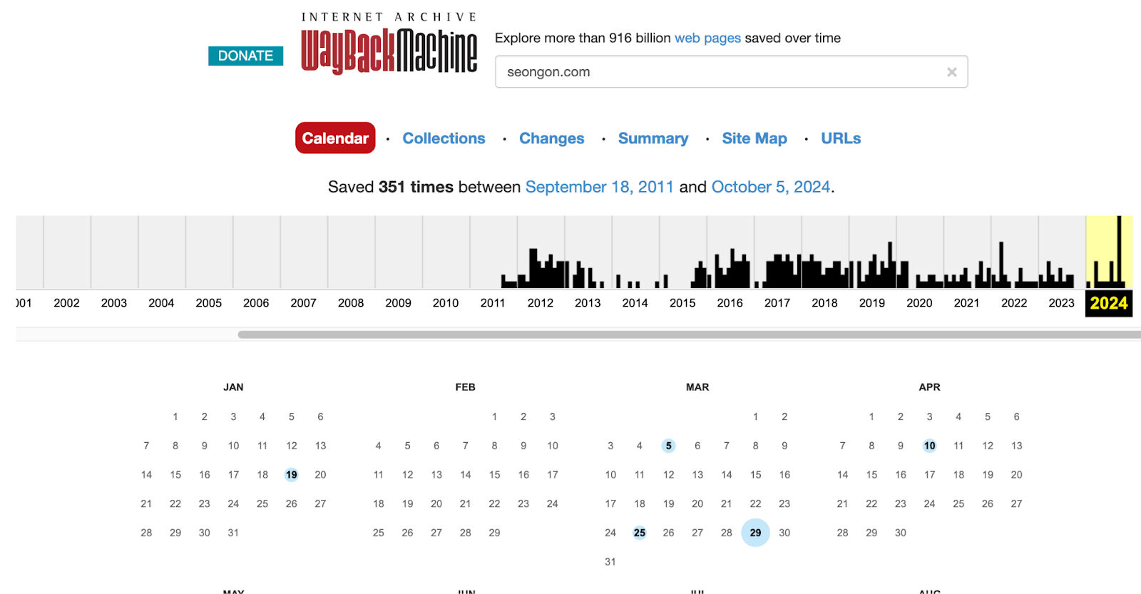 Cách kiểm tra Web cache bằng Wayback Machine