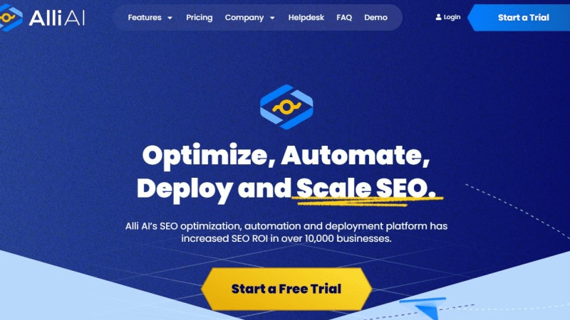 Alli AI giúp bạn phát hiện nhanh chóng các lỗi SEO và sửa chữa chúng trên website