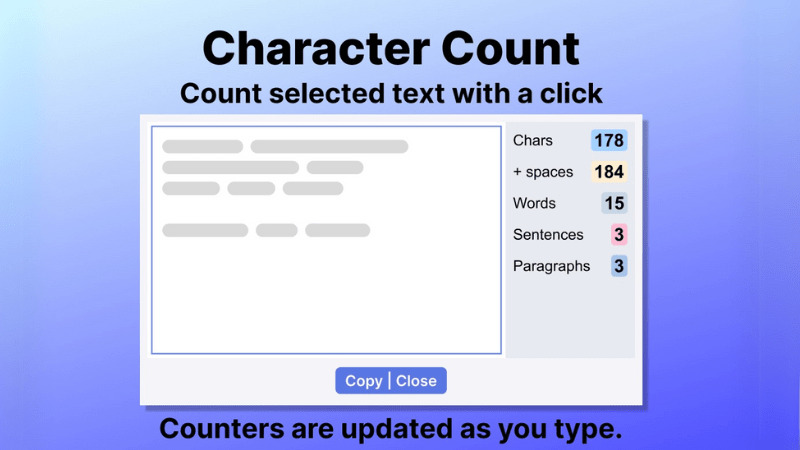 Counting Characters hỗ trợ viết meta description và title tag hiệu quả