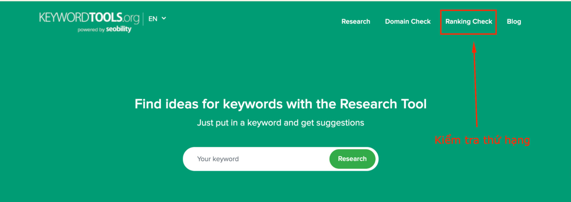 Kiểm tra thứ hạng từ khoá dễ dàng với Keyword-tool