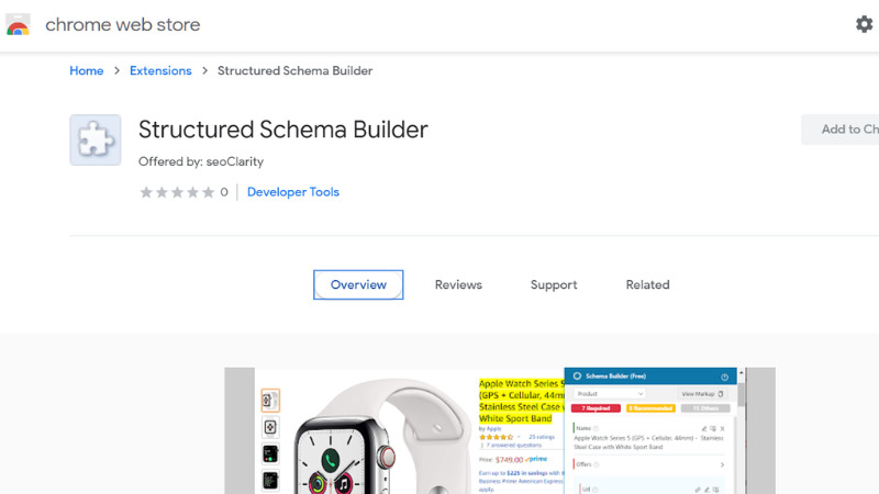 Schema Builder giúp tạo schema markup cho website một cách dễ dàng