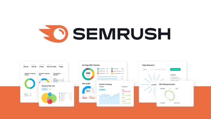 SEMrush cung cấp đầy đủ các công cụ hỗ trợ cho việc nghiên cứu từ khóa