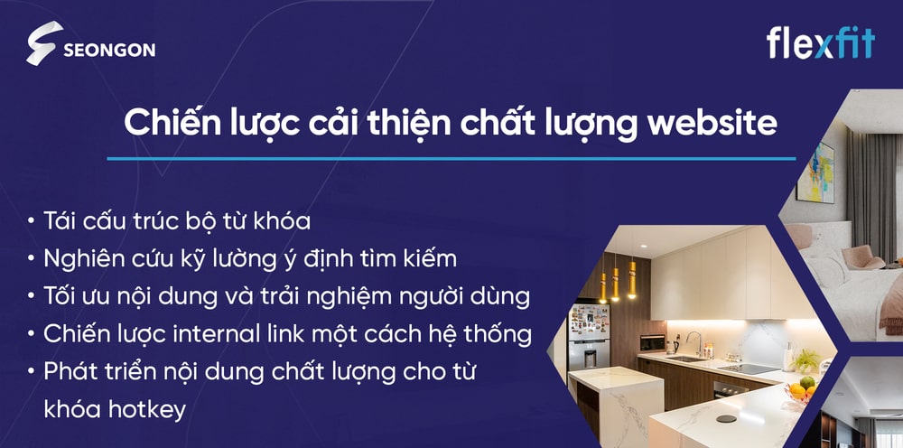 SEONGON đã lên chiến lược cải thiện toàn bộ website