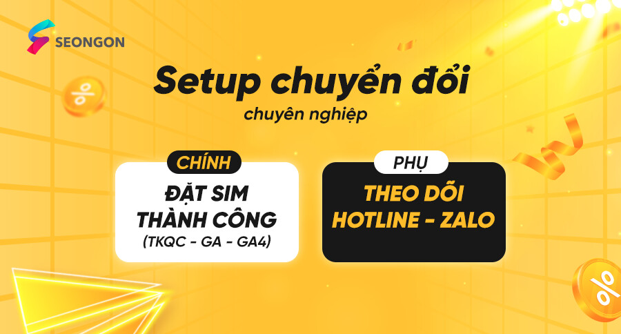 SEONGON đã setup hệ thống chuyển đổi chuyên nghiệp