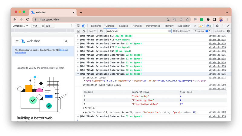 Web Vitals là sáng kiến của Google đo lường trải nghiệm người dùng trên web