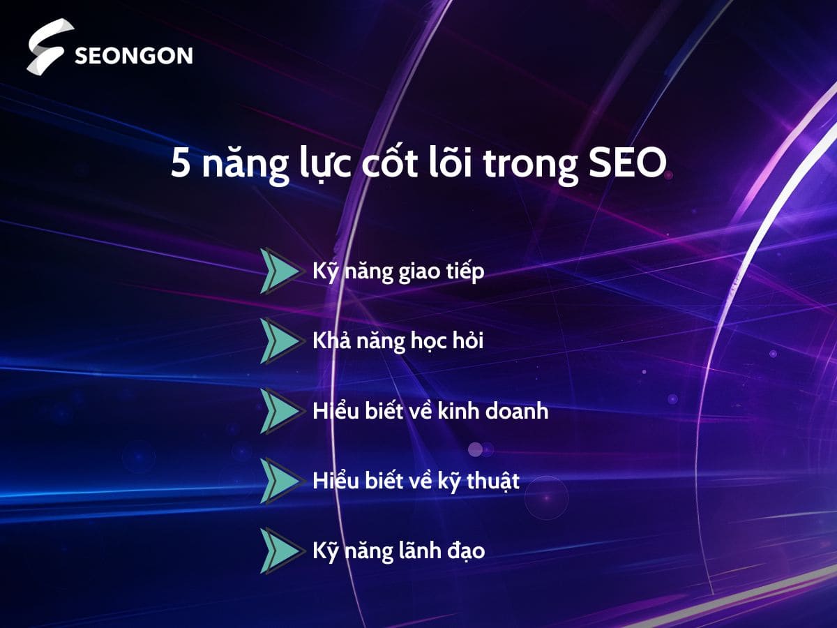 5 năng lực cốt lõi cần có với bất cứ ai theo đuổi nghề SEO