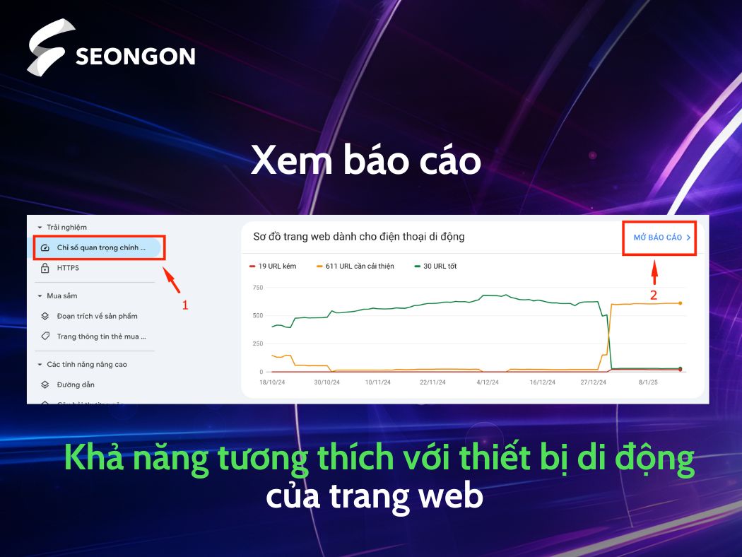 Báo cáo khả năng tương thích với thiết bị di động của GSC