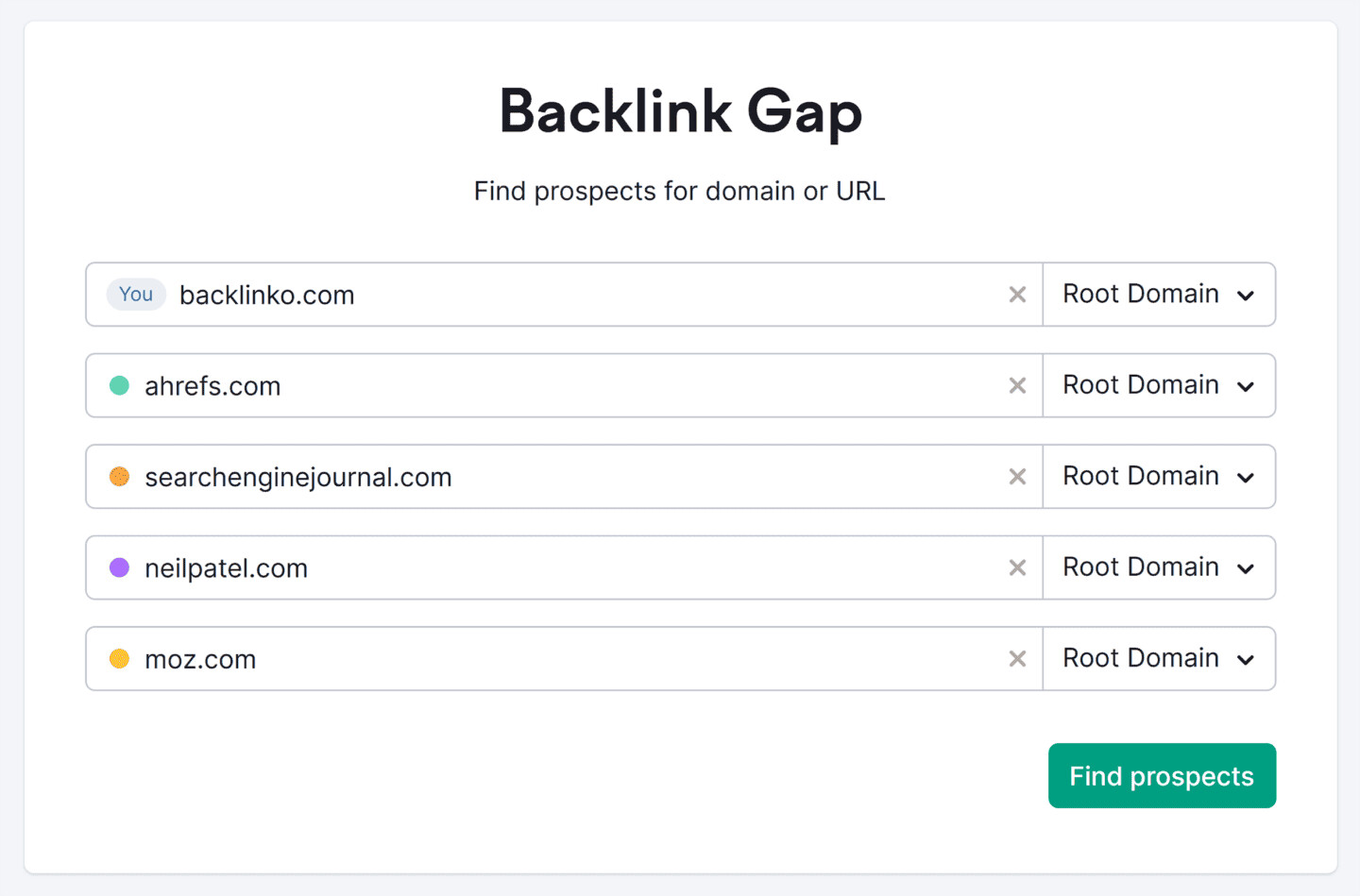 So sánh hồ sơ backlink với đối thủ