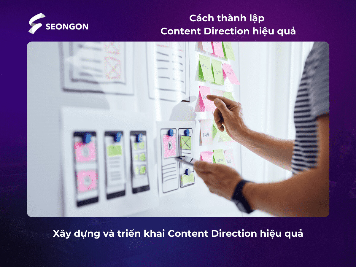 Bước cuối cùng là triển khai và quản lý Content Direction một cách hiệu quả