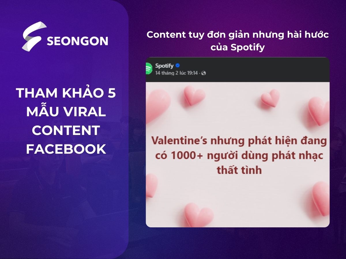 Content tuy đơn giản nhưng hài hước của Spotify