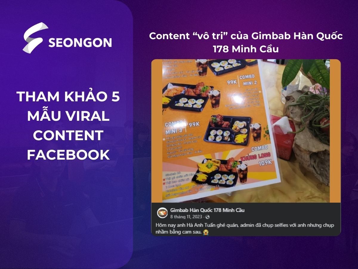 Content “vô tri” của Gimbab Hàn Quốc 178 Minh Cầu