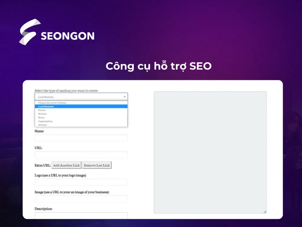 Công cụ JSON-LD Schema Generator hỗ trợ SEO