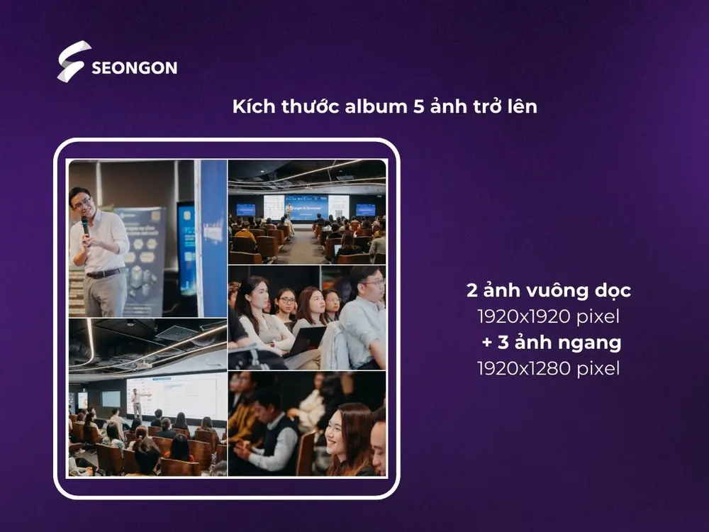 Hai ảnh vuông dọc xếp cạnh nhau ở hàng dọc bên trái album