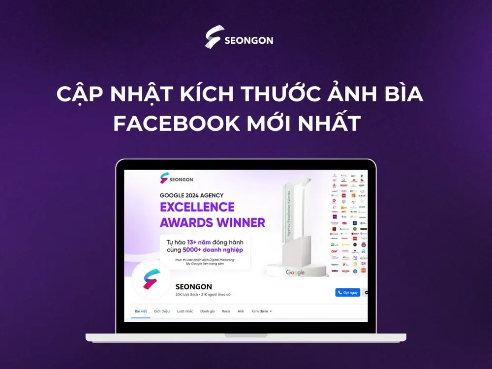 Kích thước ảnh bìa Facebook 2025