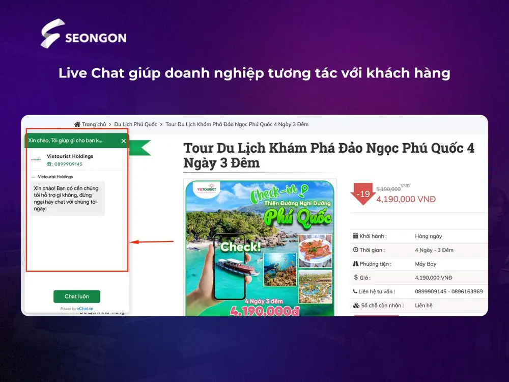 Live chat là công cụ giúp doanh nghiệp chăm sóc khách hàng