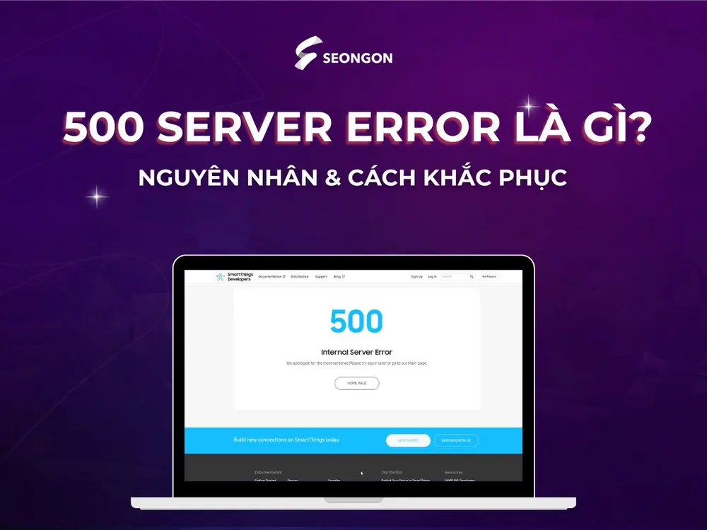 Lỗi 500 server error