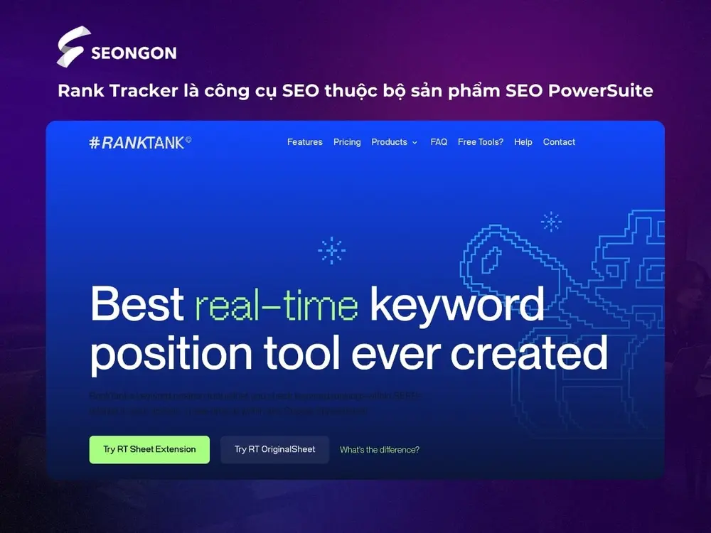 Rank Tracker - Công cụ hỗ trợ SEO của SEO Power Suite