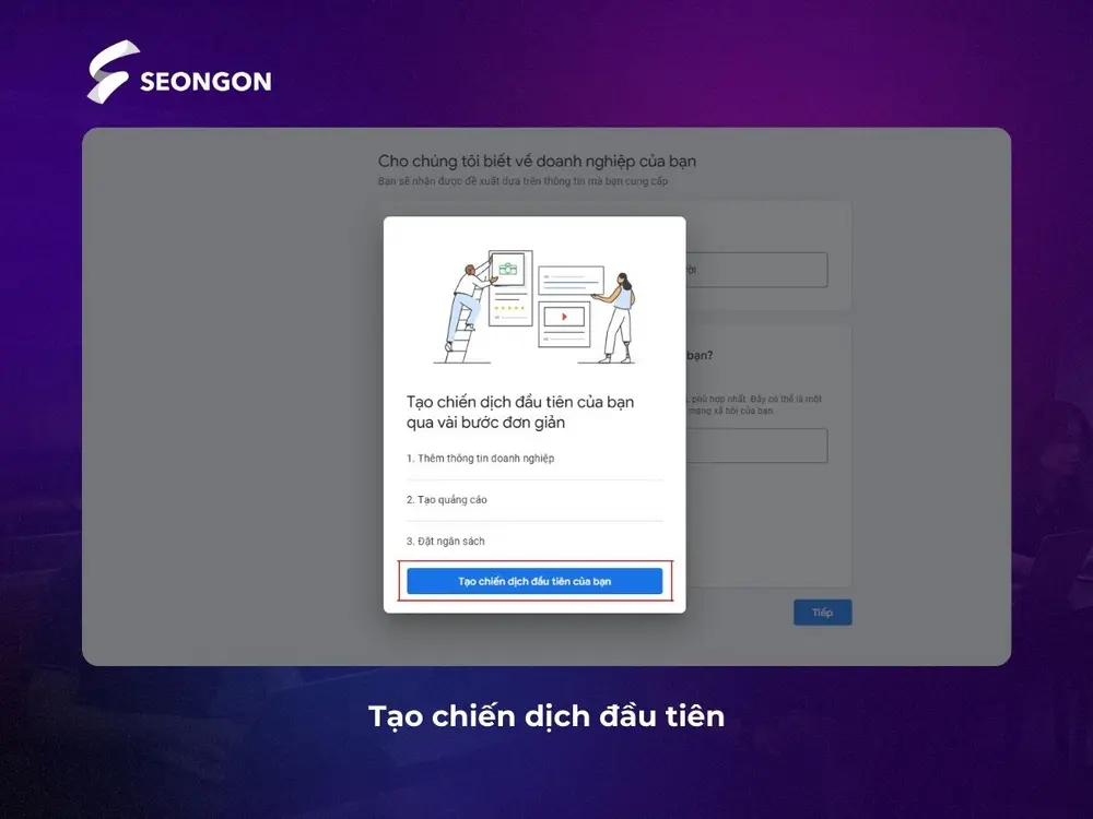 Tạo chiến dịch đầu tiên
