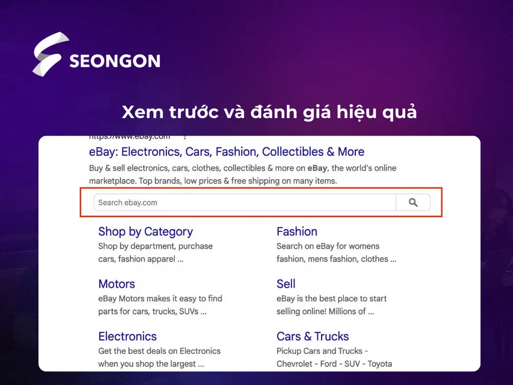 Tính năng xem trước và đánh giá hiệu quả dữ liệu có cấu trúc