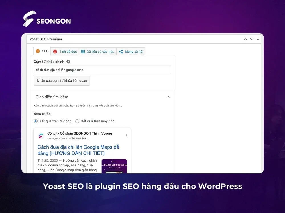 Yoast SEO là plugin SEO hàng đầu cho WordPress